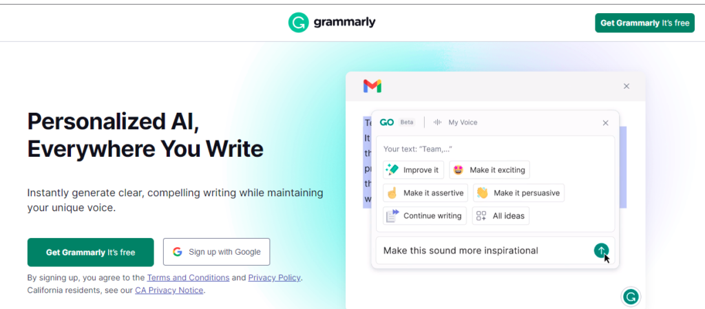 Grammarly - Free Writing AI Assistance